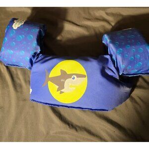 Puddle Jumper Life Vest Jacket Shark Youth 30-50 lbs Swimsuit Boys Girls